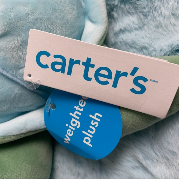 Carters Plush Weighted TURTLE Baby Toy #68261
 - NWT - Picture 2 of 8